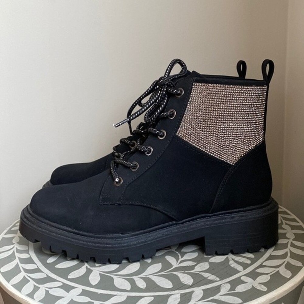 ASOS Amelie Embellished Hiker Boots sz 8 NWT